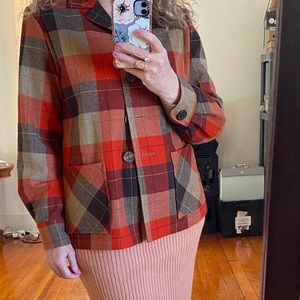 Pendleton 49er Size Medium Limited Edition Plaid Wool Jacket